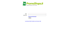 Tablet Screenshot of crm.promoshops.it